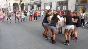 Libera Banda SVS e Palestra Smile in Via della Madonna
